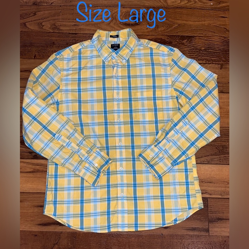 NWOT- J.Crew Button Down Shirt for Men- Size Large